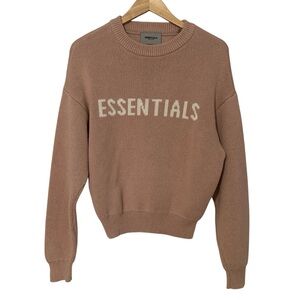 Fear of God Essentials Blush Pink Knit Sweater
